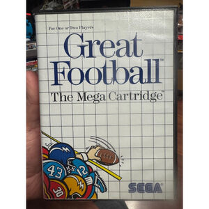 Great Football (Sega Master System, 1987) complete CIB with manual